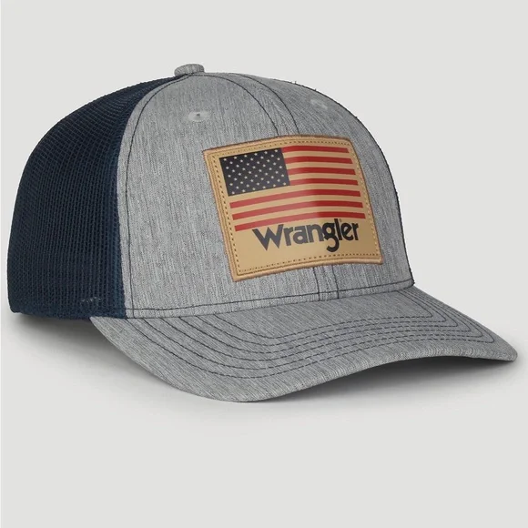 WRANGLER AMERICAN FLAG BASEBALL HAT - Picture 3 of 9